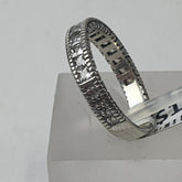 LADIES SILVER CZ RING 2.4GMS  Ring Size N / 7 US